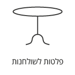 פלטות לשולחנות